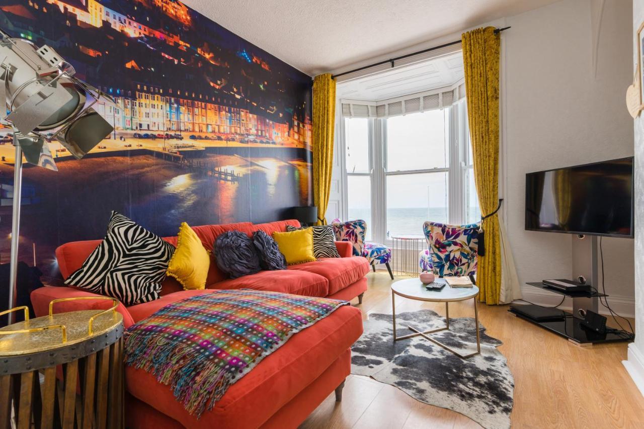Sea View Ar Lan Y Mor Luxury Apartment Абъристуит Екстериор снимка